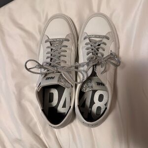 Worn once, but are too big.